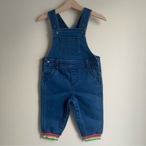 First Impressions Denim Overalls Sz 12 Months